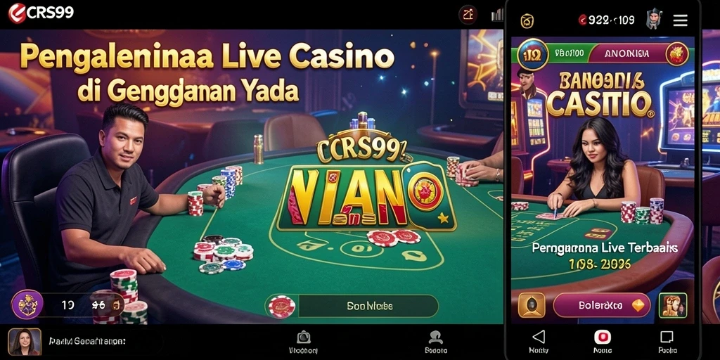 Tampilan gameplay Live Casino yang menarik dan interaktif.