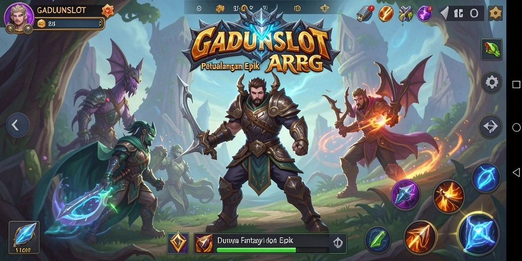 Tangkapan layar menarik menampilkan aksi intens dalam GADUNSLOT.