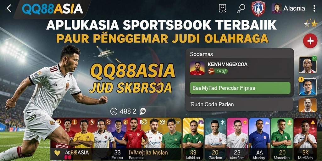 Tampilan screenshot QQ88ASIA menampilkan antarmuka taruhan olahraga yang menarik.