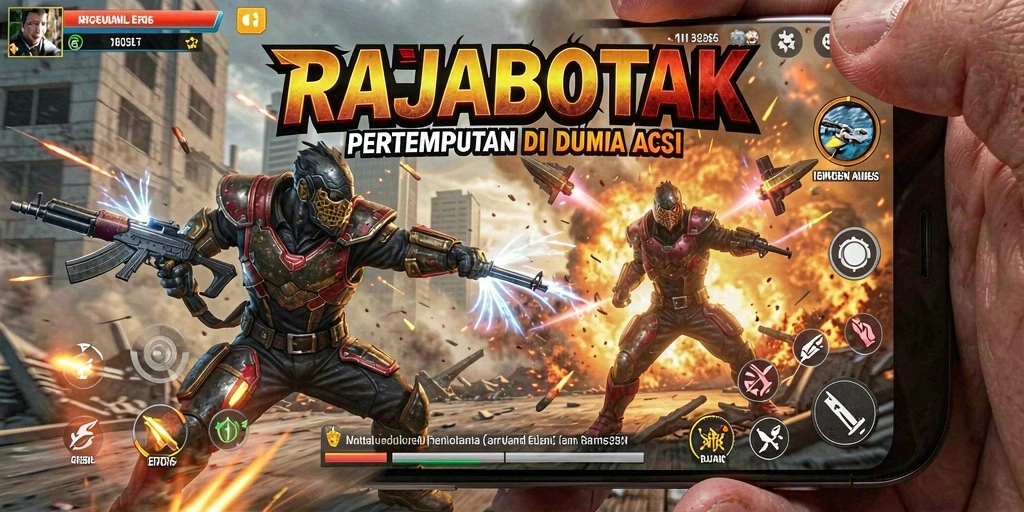 Tampilan menegangkan dari gameplay RAJABOTAK yang penuh aksi.