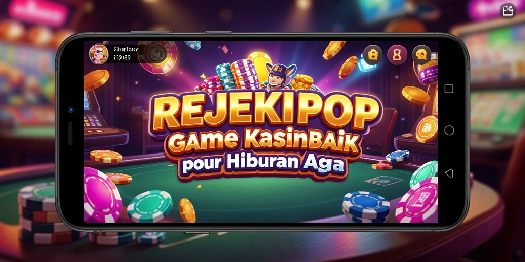 Tampilan gameplay seru di REJEKIPOP dengan berbagai pilihan permainan Kasino.