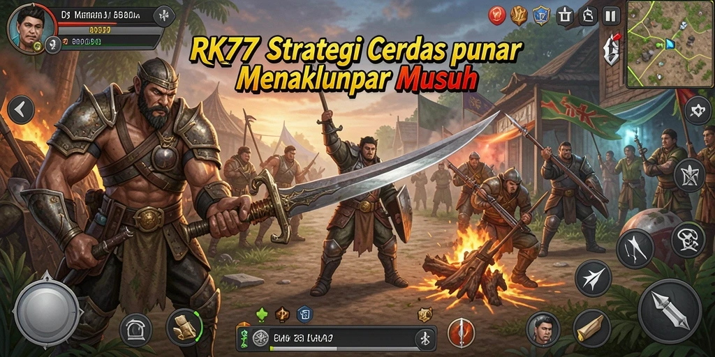 Gameplay mendebarkan dalam RK77 dengan strategi brilian.
