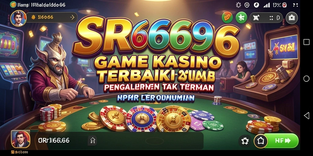 Gameplay mendebarkan dari SR6666 dengan berbagai pilihan permainan Kasino.