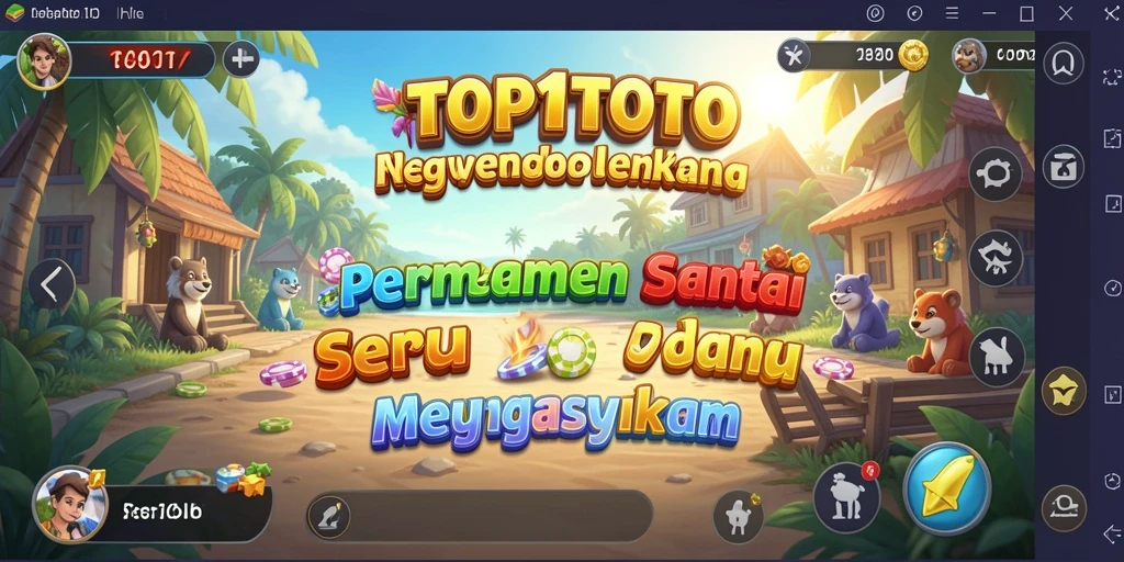 Tangkapan layar gameplay TOP1TOTO yang menampilkan tantangan seru.